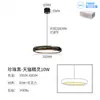 Lámpara de araña de restaurante de lujo ligero, de tres cabezales, moderna, simple, para dormitorio, mesita de noche, lámpara colgante pequeña, minimalista, nórdica, para mesa de comedor, bar