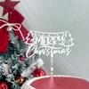 Cross Border Ins Style Natal Acrílico Bolo Plug-in Decoração de Bolo de Natal Cartão de Bolo Fontes de Festa