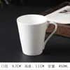 Taza de Cerámica Creativa y Sencilla, Vaso de Agua Redondo con Asa, Taza de Té para Habitación de Hotel, Taza de Regalo, Taza de Café, Taza de Té con Leche