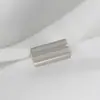 Clip para oreja de tubo largo con personalidad europea y americana, clip geométrico sin perforaciones para oreja, diseño de nicho simple, clip para oreja de estilo frío