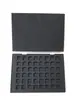 Caja de chips con ranura de plástico, silicona, cristal, BGA, componentes electrónicos aeroespaciales, IC, caja de embalaje de espuma antiestática