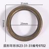 Hebilla de anillo circular con diámetro interior de 23 mm hebilla de círculo hebilla de aguja para ropa equipaje accesorios zapatos flor bolsa fábrica de origen