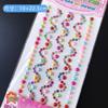 Calcomanías para Niños Gema Cristal Acrílico Diamante Calcomanías Niñas Decorativas Creativas DIY Kindergarten Calcomanías de Bonificación