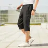 Pantalones Cortos Deportivos para Exteriores, Pantalones de Secado Rápido Ykk, Pantalones Casuales Ligeros Transpirables de Tres Cuartos para Hombre, Pantalones de Playa Modernos y de Moda
