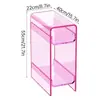 Mesa de Café de Acrílico Transparente, Mesa de Esquina para Sala de Estar, Mesa Baja Tatami, Mesa de Té Colgante para Ventana de Rincón de Celebridad de Internet, Mesa de Café de Esquina