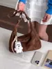 Bolsa Tote de Ombro Grande e Elegante Estilo Floresta para Mulheres 2026 Nova Primavera Cor Sólida Leve Tendência Ombro Transversal