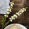Material de Flor Artificial de 2 Púas para Decoración de Hotel, Arreglo de Boda, Arreglo de Flores de Peonía, Fotografía de Techo