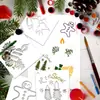 Transfronterizo Original Nuevo Amazon Plantilla de Navidad DIY Plantilla de Copo de Nieve Navideño Versión de Lavado Pintura Frotado Personalización
