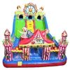 Puesto Cuadrado Equipo de Diversión Cama Elástica Pedir Tobogán Inflable Grande para Castillo Infantil Estanque de Pesca Listo para Usar