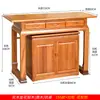 Nueva Mesa de Entrada Estilo Chino Mesa de Ofrenda Bodhisattva Mesa de Adoración Buda Mesa de Adoración Madera Maciza Gabinete Mesa Divina para Caja de Incienso Santuario Sencillo Cerca