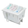 Interruptor basculante KCD3 blanco de siete patas de tres velocidades, interruptor basculante triple de 3 velocidades, interruptor combinado con certificación ETL