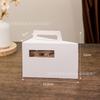 Caja de Empaque para Postre de Pastel Cortado, Rollo Suizo Desechable para Llevar, Caja de Pastelería, Sándwich, Caja Portátil de Empaque para Postre