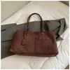 Bolsa Grande de Moda Estilo Coreano para Mulheres 2025 Inverno Nova Bolsa Tote Bolsa de Mão Bolsa de Ombro Bolsa de Braço Tendência