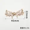 Fivela de Metal Botões Superiores Retrô Estilo Étnico Fecho Decorativo para Roupa Traje Tang Cheongsam Hanfu Botão de Pressão de Liga