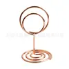 Sujetalibros con forma de flor de nenúfar para gafas de 8 caracteres, clip para notas, portatarjetas de asiento de boda, portatarjetas, artículo en stock transfronterizo