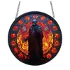 Apanhador de Sol de Acrílico de Halloween Aranha Abóbora Morcego Decoração de Jardim Pingente Atacado em Estoque