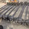 Juego de Ruedas para Vagoneta Minera de 250 mm para Transporte de Carbón, Juego de Ruedas para Vagoneta Minera de Acero Fundido con Ancho de Vía de 900 mm, Juego de Ruedas Fijas para Vagón de Plataforma