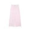 Comércio Exterior Roupas Femininas 2026 Nova Moda Europeia e Americana Conjunto de Jaqueta de Zíper Solta de Gola Alta + Calças para Mulheres A670071