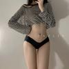 Ropa interior sencilla de tiro bajo para mujer estilo japonés, entrepierna de algodón puro, sexy para chicas, estilo coreano, sexy cruzada, triangular, ropa interior para mujer