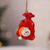 Colgante pequeño de resina navideño Decoración para árbol de Navidad Accesorios para colgantes Navidad vintage americana Colgante pequeño navideño Decoraciones navideñas