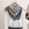 Bufanda de Seda y Lana Vintage para Mujer 2026 Nueva Bufanda para el Cuello de Otoño e Invierno con un Toque de Lujo Chal de Seda y Lana