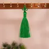 8cm Fleco de Borla de Tres Hojas Accesorios para Joyería DIY Colgante Estilo Antiguo Ropa Bolsita Tejida Borla Pequeña Venta al por Mayor