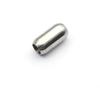 Ímã de aço inoxidável Fivela Fivela de conta chata de aço titânio pulseira de corda de couro em forma de pílula pulseira de corda de escama de dragão acessórios