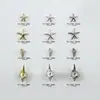 Accesorios Coreanos para Uñas Estilo Nuevo Océano, Personalizados, Frescos, Exquisitos y Versátiles, Accesorios Metálicos de Estrella de Mar y Caracola para Uñas