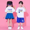 Fantasias de Cheerleading para Apresentações Infantis para Alunos do Ensino Fundamental, Uniformes de Turma para Jovens Chineses, Trajes de Cheerleading para Apresentações de Jardim de Infância
