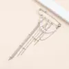 Joyería Transfronteriza Europea y Americana, Broche de Borla de Perla Artificial Elegante y Sencillo, Pin Versátil Estilo Lujo Ligero, Accesorio para Traje