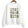 Sudadera con cuello redondo holgada Intage Pickles Enlatados Pickle Enlatado Sudadera para hombre