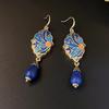 Hermoso collar de aretes versátiles de moda boutique totalmente adornado con gran conexión medieval de alto grado