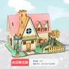 Popular Rompecabezas Estéreo 3D de Madera Educativo para Niños DIY Hecho a Mano Juguete de Descompresión Venta Directa del Fabricante Ensamblaje
