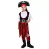 Halloween Ropa de Pirata para Hombre y Mujer Niños Disfraz Fiesta Fiesta Piratas del Caribe Capitán Disfraz