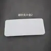 Gafas de sol caja con clip esmerilado caja de almacenamiento con clip para gafas de sol clip para gafas caja de plástico caja de embalaje con clip para gafas al por mayor