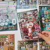 Yuxian Yanbian Livro de Adesivos em Rolo Cortados Série História do Tempo Estilo Vintage Material Suporte para Diário Dropshipping