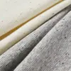 Tela de Tejido de Punto Cachemir con Puntos de Color Mousse Rayón 40S Pull-Up Costilla de Punto 2*2 Fondo Elástico Tela para Camiseta
