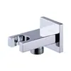 Soporte de pared empotrado oculto de cobre puro para ducha de mano, soporte para rociador de mano, juego de accesorios de asiento de pared, fabricante