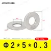 Arandelas Planas de Acero Inoxidable 304 M1.6~M7 Estándar Alemán Din125 Venta Directa de Fábrica en Stock Arandelas Planas Antióxido