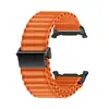 Para Samsung Hand Galaxy Watch7 Ultra 47mm Pulseira Tecida Ondulada Larga Off-Road Igual Original