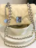 Bolsa Pequena Quadrada Acolchoada com Corrente Estilo Chanel de Alto Padrão Nova 2026 para Mulheres, Bolsa de Ombro e Transversal Versátil e na Moda
