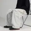 Calça Casual Solta Plus Size Masculina Tendência Novo Estilo Calça Longa Outono Calça de Trabalho Calça de Perna Larga Foice Calça Respirável Masculina