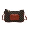 Bolsa de axila retrô da moda feminina, nova bolsa quadrada pequena de estilo francês, bolsa transversal de ombro moderna de nicho