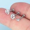 Halloween arete labial divertido nuevo acero inoxidable aretes calabaza murciélago fantasma aretes piercing corporal labio Accesorios Venta al por mayor