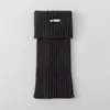 Calcetines Zhuji Otoño e Invierno para Mujer Estilo Coreano Calcetines Holgados a Rayas Color Sólido Versátiles Calcetines JK Cálidos Antideslizantes para Pantorrilla