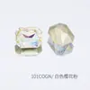 Rinestones Brillantes para Uñas Dongzhou 8*6MM Rectangulares Octagonales de Fondo Puntiagudo Rinestones Accesorios para Aretes DIY Nuevos Rinestones de Cristal K9