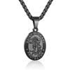 Collar con colgante de medalla de San Miguel de acero inoxidable para hombre, gran oferta transfronteriza de Amazon