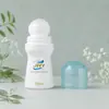Botella Roll-On de PP de 50 ml para Fragancia Corporal, Botella de Plástico Roll-On Antitranspirante, Producción Personalizada de Botellas Roll-On de PP