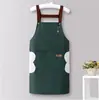 Delantales Personalizados para One Piece, Cocina del Hogar, de Aspecto Elegante, Overoles Impermeables y a Prueba de Aceite, Ropa de Trabajo, Delantales Resistentes a las Manchas para las Tareas del Hogar