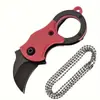 Mini Cuchillo Llavero Multifuncional Portátil Afilado Cuchillo para Fruta Alta Dureza Bolsillo Desempaquetar Expreso Plegable